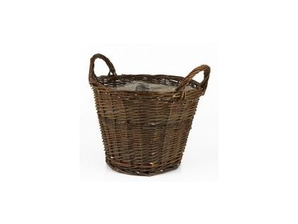 koš 50cm z neloupaného proutí