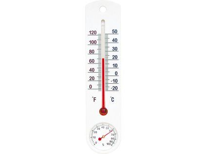 teploměr+vlhkoměr 25x5,5cm univ., -20°C+50°C