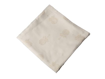ubrus 140x140cm VÁNOČNÍ KOULE, metal.niť, vodděodol. textil