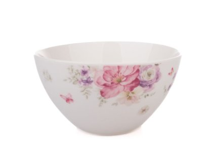 miska 440ml KVĚTINY, d13x7cm, porcelán
