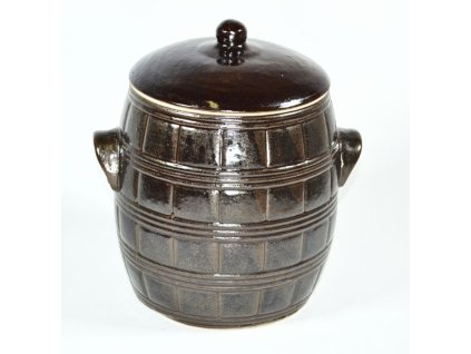 soudek 4,0l+víko, v.20cm, d17cm,  keramika