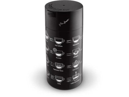 dóza plast. d10,5x20cm, KÁVA, BLACK, supertěsní, plast