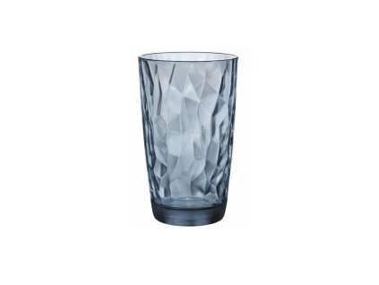 sklen. 470ml, 1ks, DIAMOND modrá, Bormioli