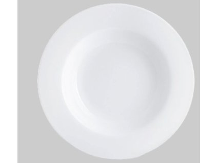 talíř d23,7 hluboký, PURE Premium, silný, bílý porcelán