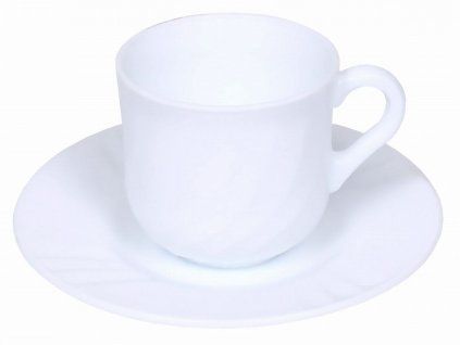šapo 250ml, 6ks, EBRO bílý, opál.sklo