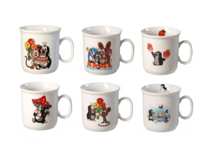 hrnek 220ml KRTEK MIX dětský,GASTON,čs.porc.