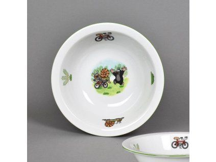 miska d16cm KRTEK a šneček, 2967700, zel.linka, čes.porcelán