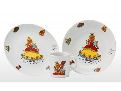soupr. 3díl. PRINCEZNA, děts.jídel., porcelán