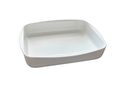 mísa 33x24x5,0cm, LEGIO hladká, zapék.,bílý čs.porcelán
