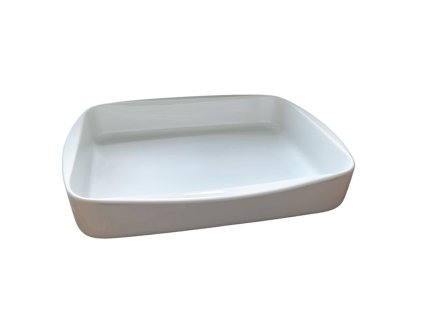 mísa 36x29x6,0cm, LEGIO hladká, zapék.,bílý čs.porcelán