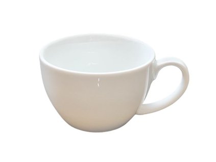 šálek 350ml, 1ks, CARLO, bílý čs.porcelán