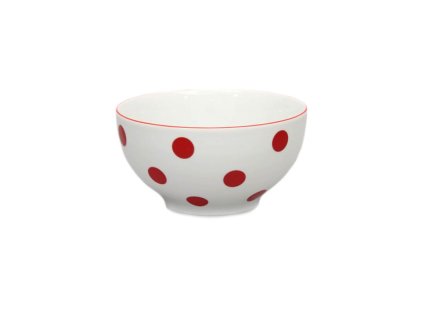 miska d14,5cm polév.červ.puntík-1.jak.THUN,porcelán