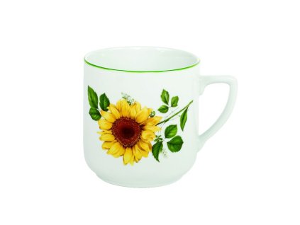 hrnek 400ml PĚTKA-SLUNEČNICE, čes.porcelán