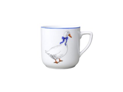 hrnek 400ml PĚTKA-HUSY U666, čes.porcelán
