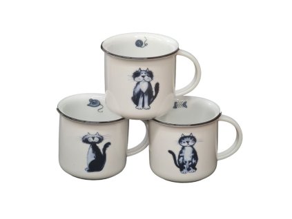 hrnek 250ml TINA - KOČKA S3437, čes.porcelán