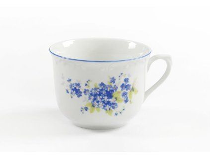 hrnek 270ml R -POMNĚNKY modré, čes.porcelán