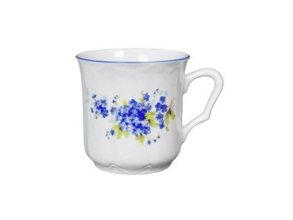 hrnek 270ml KAREL-POMNĚNKY modré, čes.porcelán