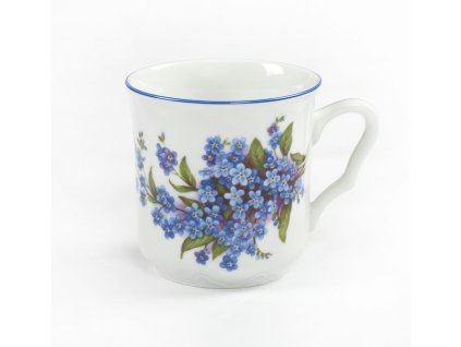hrnek 270ml KAREL-ŠEŘÍK MODRÝ, čes.porcelán