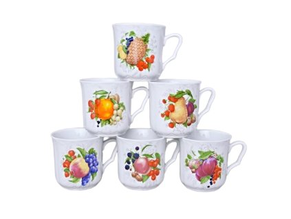 hrnek 270ml KAREL-OVOCE 4159, čes.porcelán