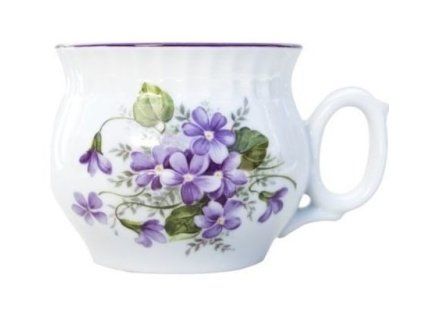 hrnek 290ml DARUME-FIALKY 8354 V1+V3, čes.porcelán