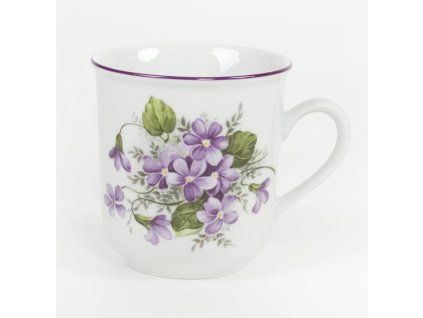 hrnek 160ml DĚTSKÝ-FIALKY 8354, čes.porcelán
