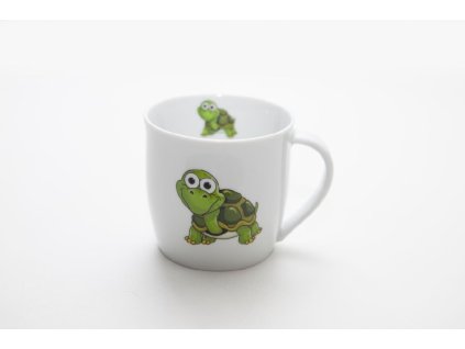 hrnek 260ml ANDREAS-ŽELVA, čes.porcelán