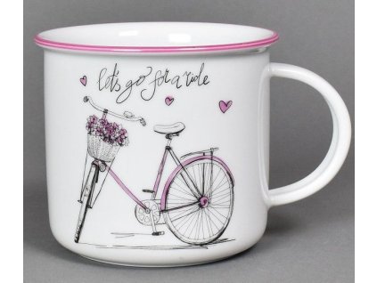hrnek 100ml TINA - DÁMSKÉ KOLO, čes.porcelán