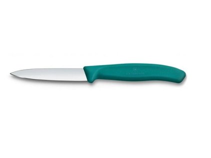 nůž  8cm kuch., HLADKÝ TYRKYS, VICTORINOX