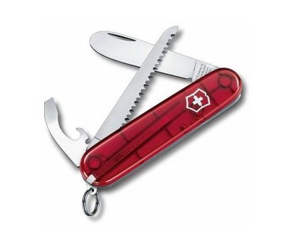 nůž 84mm, Můj 1. červený kapesní Victorinox, s pilkou