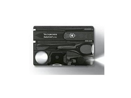 soupr. 10-funkcí Swiss Card Lite Transl.černý, kapesní, Victorinox