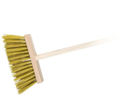 koště chodn.+hůl 120cm, PET vlákna 8cm