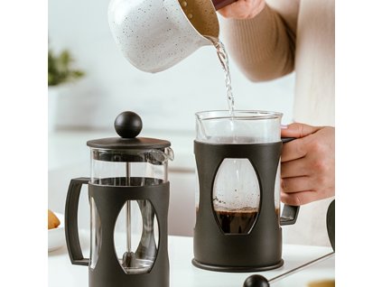 konvice 0,60l MISTY, COFFEE MAKER, sklo/plast