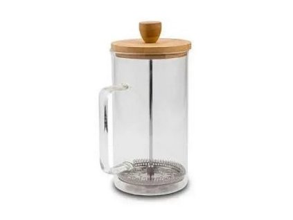 konvice 0,35l TERRESTRIAL, COFFEE MAKER, sklo/bambus