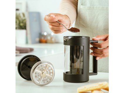 konvice 0,80l MISTY, COFFEE MAKER, sklo/plast