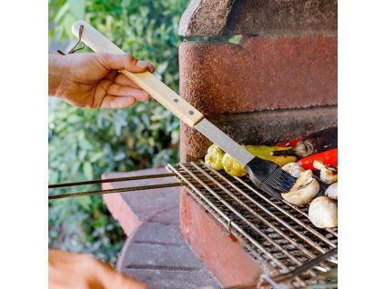 mašlovačka 41x3cm BBQ GURU, silikon, kov,  gril, dř.rukojeť