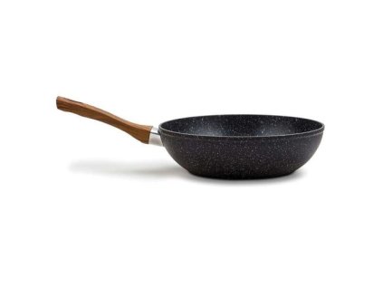 pánev d28cm WOK, NATURE, nepřil.povrch, indukce