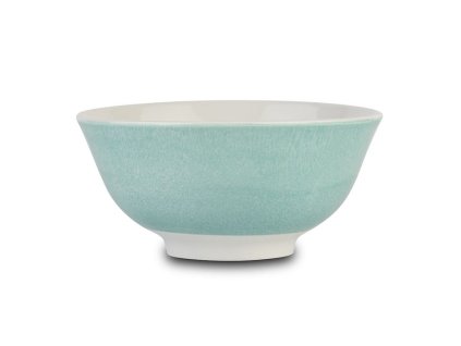 miska d15,0cm, sv.tyrkys ALEXANDRA, polév., (salát),  porcelán