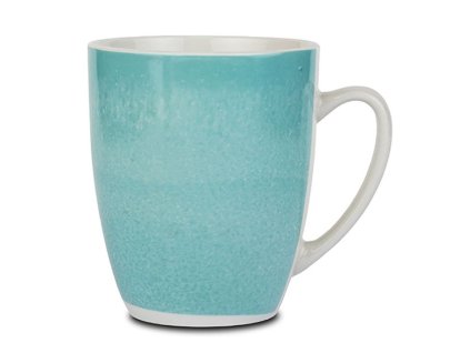 hrnek 380ml sv.tyrkys, ALEXANDRA, porcelán