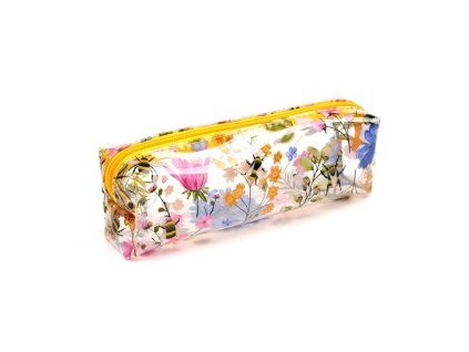 pouzdro na tužky Včela-Meadows 19x4x7cm, tramsp.plast