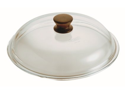 poklice d20cm, PYREX sklo, vč. dřev. úchytu