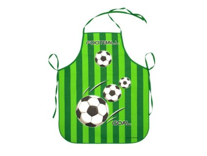 zástěra FOTBAL-Góól J501 zelená dětská 73x60cm
