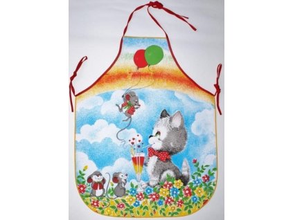 zástěra KOCOUREK J515 dětská 73x60cm