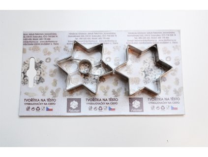 vykr. 0863 Hvězdičky, 4,8cm, 2ks /b.SKIN