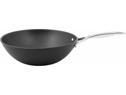 pánev d30cm WOK ALBA, BALLARINI, černá, nepř.povrch