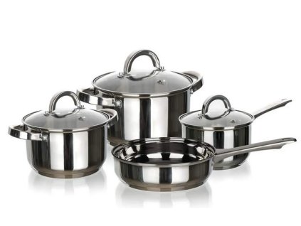 sada nádobí  7-dílná CUISINO, NR/sklo