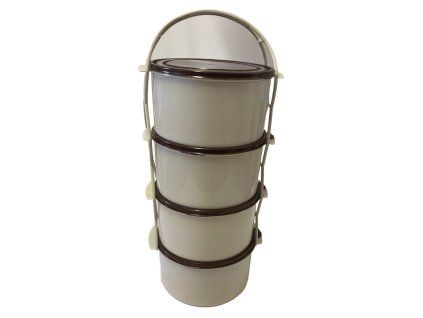 jídlonosič 4D (4x2,0l) NEBALENÝ, plast