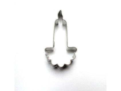 vykr. 0338 Svíčka vánoční, 3,5x5,5cm