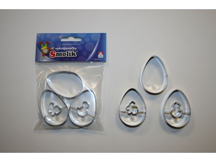 vykr. 0780 Vajíčko+vajíčka střed, sada-3ks