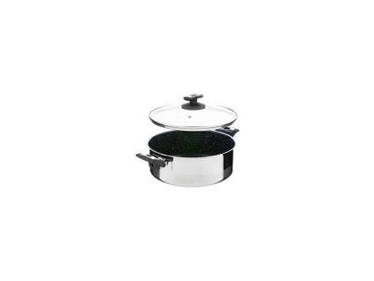 rendlík+PO d26cm, CERAMMAX PRO COMF., 4,5l černý granit, NR