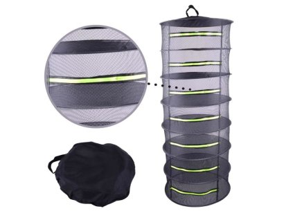 sušák d58cm, 7pater, na ovoce, houby, SKVELER, textil